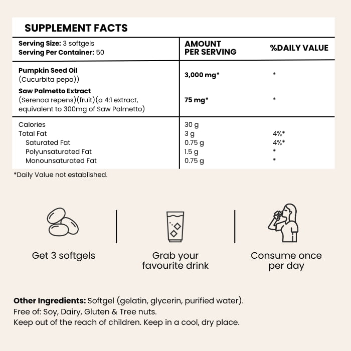 Pumpkin Seed Oil Softgels - SheHeally