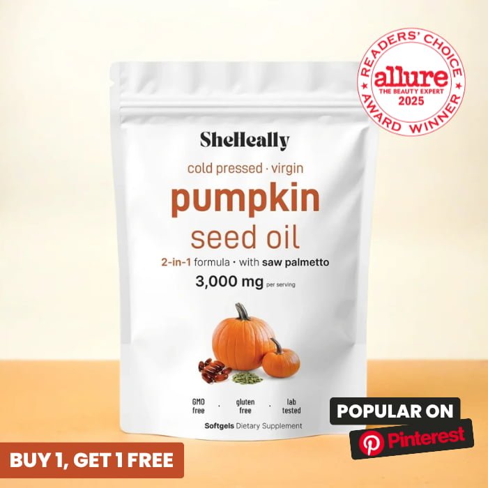 Pumpkin Seed Oil Softgels - SheHeally